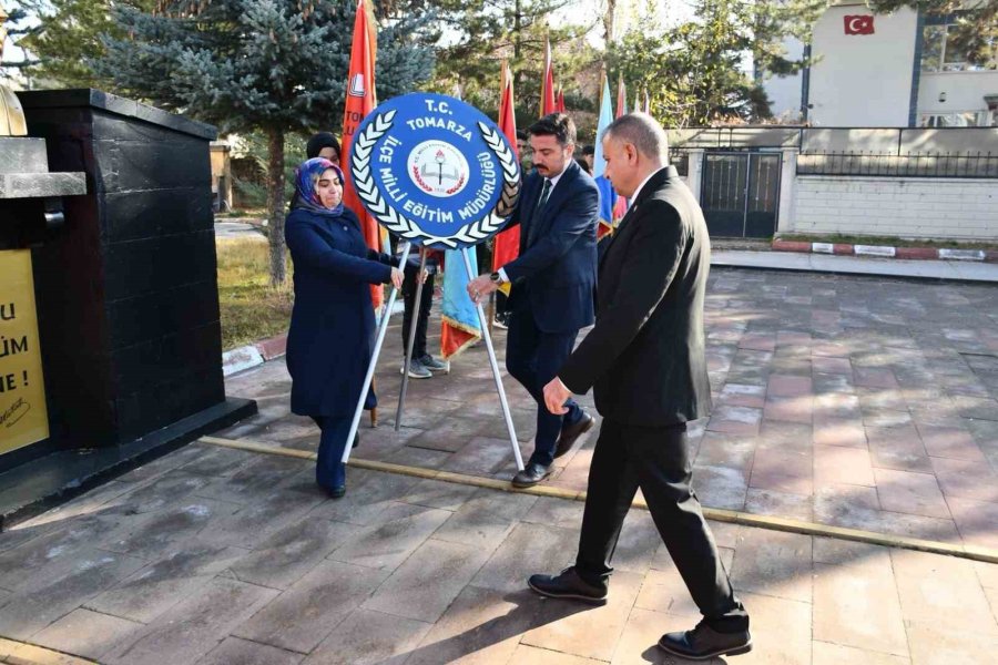 Tomarza’da 24 Kasım Öğretmenler Günü Kutlandı