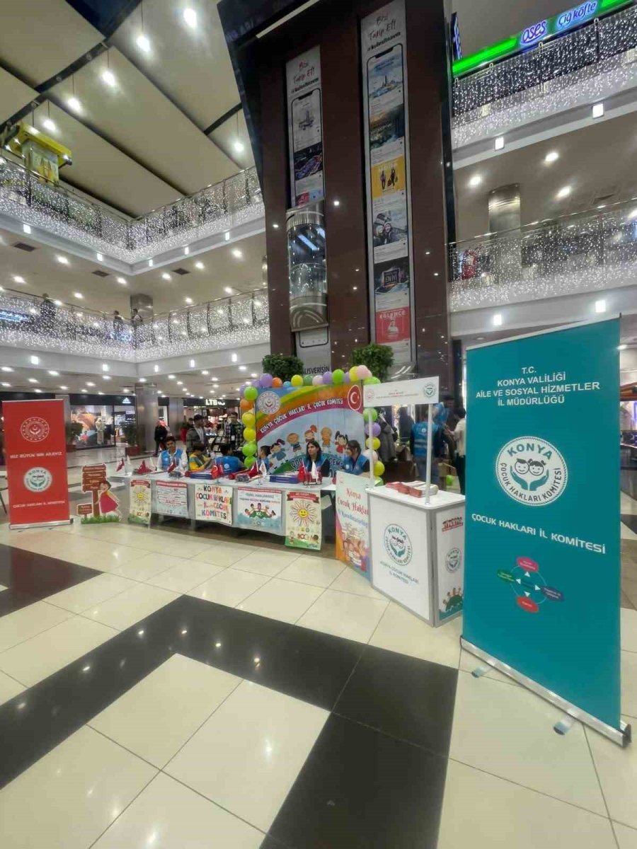 Konya’da "çocuk Hakları Her Yerde" Temalı Farkındalık Etkinliği Düzenlendi