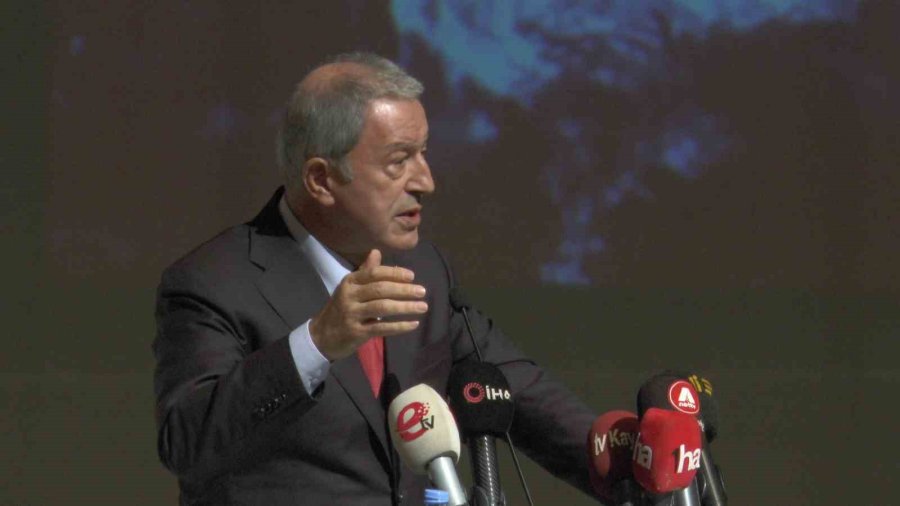 Hulusi Akar: “filistin’de Yaşanan Savaş Değil, Soykırımdır”