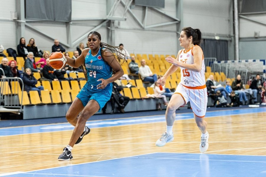 Eurocup Women F Grubu: Ttt Riga: 71 - Melikgazi Kayseri Basketbol: 69