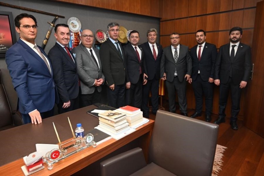 Kayseri Osb Yönetimi, Mustafa Elitaş, İsmail Özdemir Ve Kayseri Milletvekillerini Ankara’da Ziyaret Etti