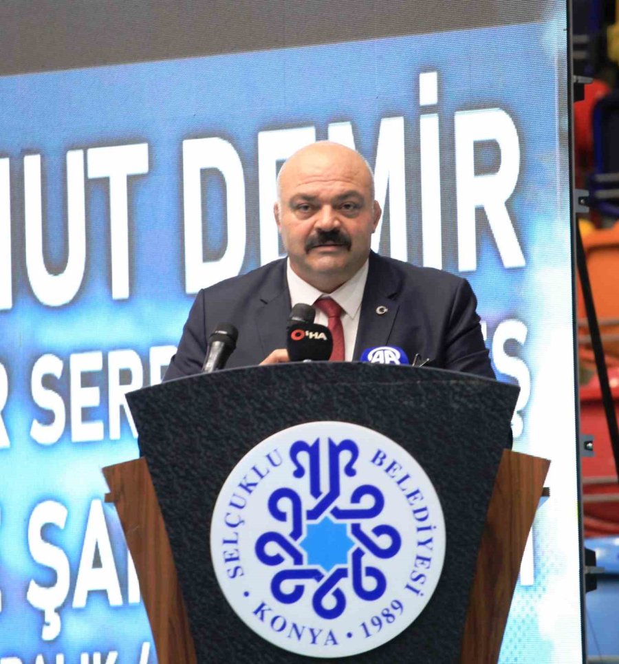 Konya’da Mahmut Demir Büyükler Serbest Güreş Türkiye Şampiyonası’nın Resmi Töreni Yapıldı