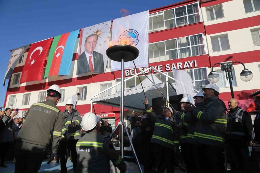 Felahiye’de Doğalgaz Ateşi Yandı