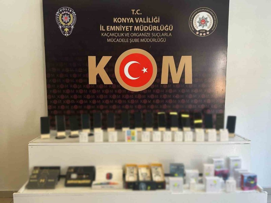 Konya Polisinden 3 Milyon Liralık Kaçakçılık Operasyonu