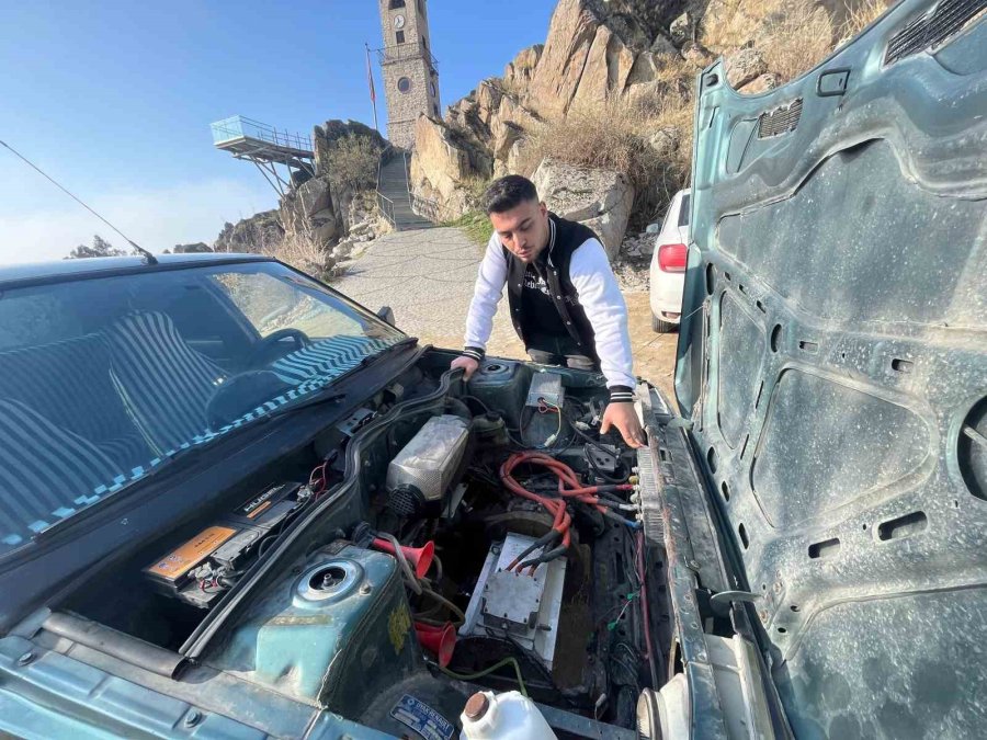 35 Yıllık Aracı Elektrikliye Dönüştürdü, 200 Kilometreyi 20 Liraya Gidiyor