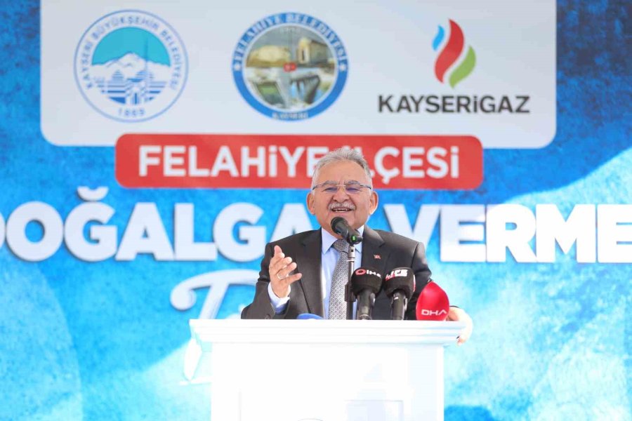 Başkan Büyükkılıç’a Felahiye Ve Özvatan’dan ’doğal Gaz’ Teşekkürü