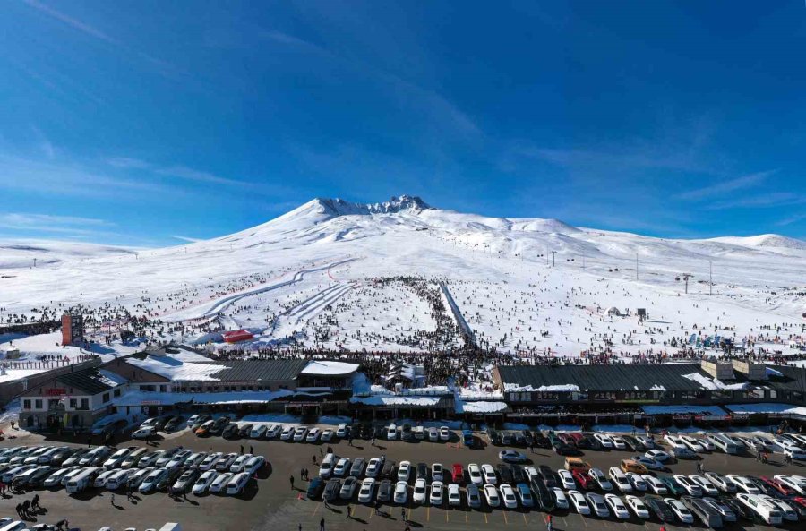 Büyükşehir’in Erciyes Kayak Merkezi, İngiltere Basınına Konu Oldu