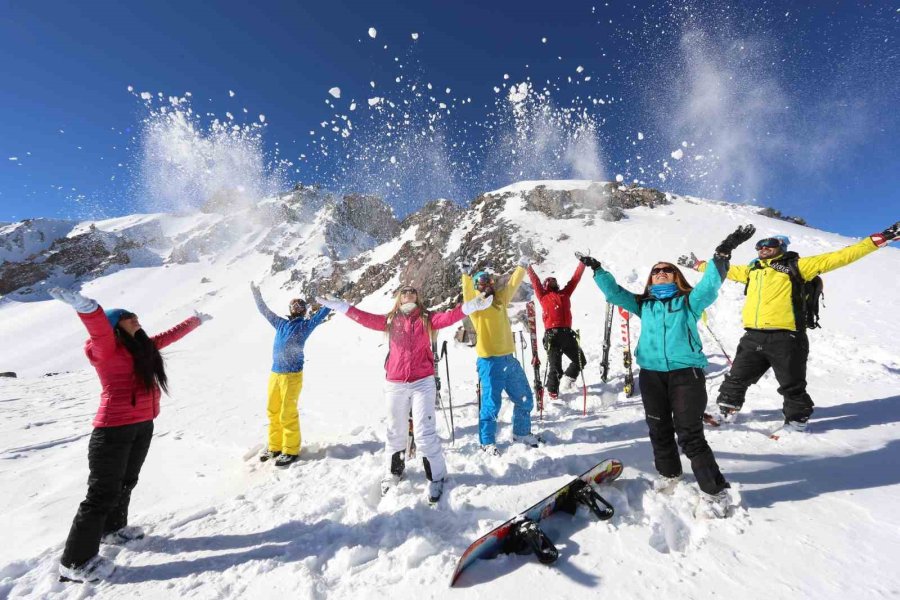 Büyükşehir’in Erciyes Kayak Merkezi, İngiltere Basınına Konu Oldu