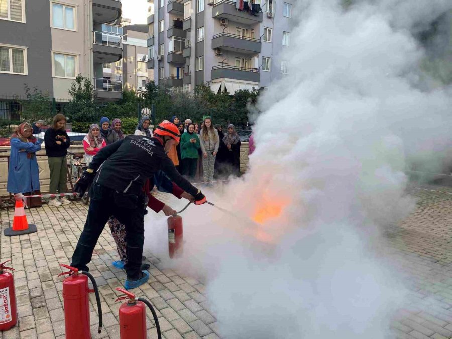 Öğrenci Yurdunda Yangın Tatbikatı