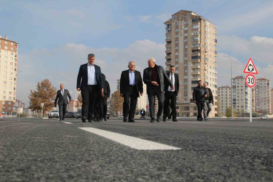 Başkan Büyükkılıç, Osb’ye Ulaşımda Nefes Olacak Yeni Yolu Trafiğe Açtı