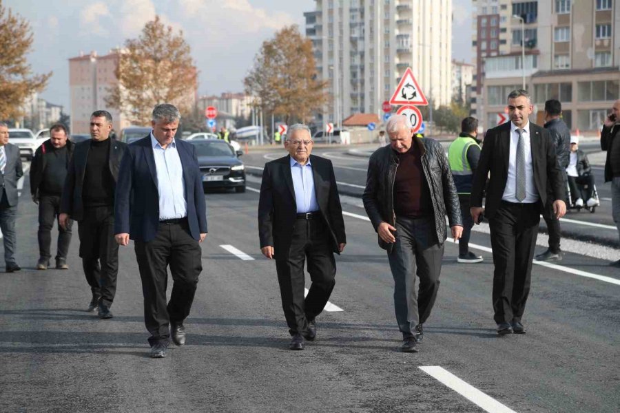 Başkan Büyükkılıç, Osb’ye Ulaşımda Nefes Olacak Yeni Yolu Trafiğe Açtı