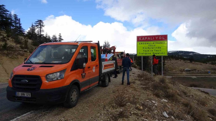 Mersin’de Mevsimin İlk Karı Yağdı, Yörükler Göçe Başladı