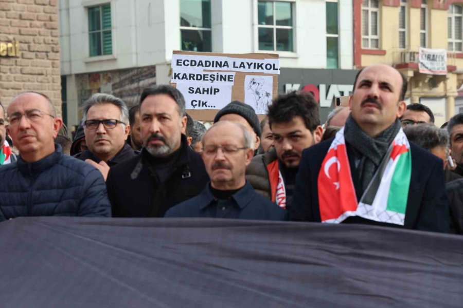 Konya’da Binler Filistin İçin Yürüdü