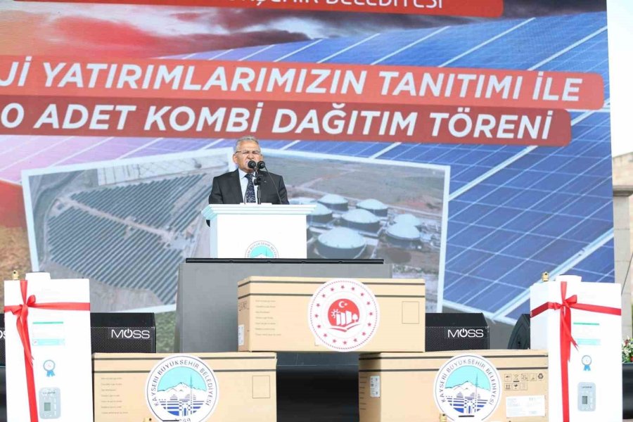 Başkan Büyükkılıç’tan 4 İlçeye Kombi Sözü