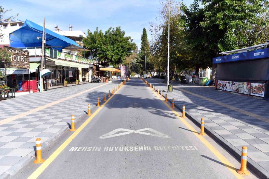 Anamur’da İskele Yolu Yenilendi