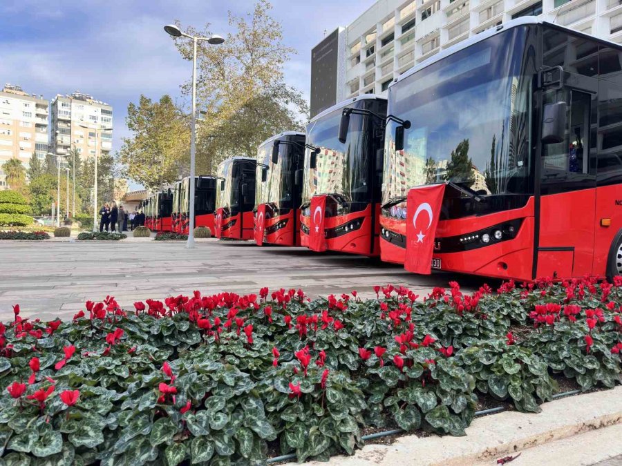 Antalya Büyükşehir Toplu Taşıma Filosuna 20 Yeni Otobüs Kattı