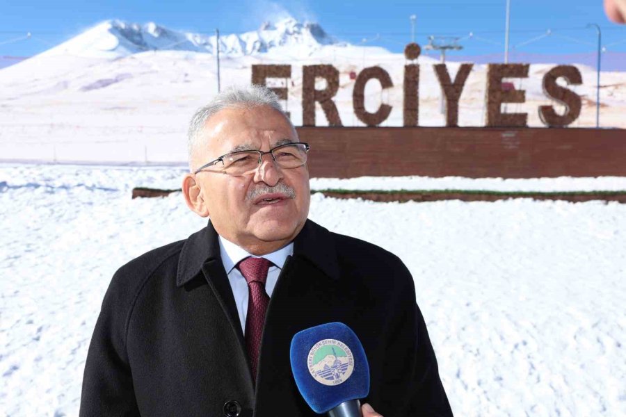 Başkan Büyükkılıç: “erciyes, Türkiye’deki Yegâne Kayak Merkezlerinden Biri”