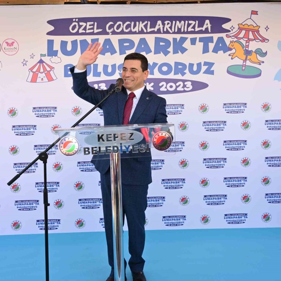 Kepez Belediyesi Özel Çocukları Lunapark’ta Ağırladı