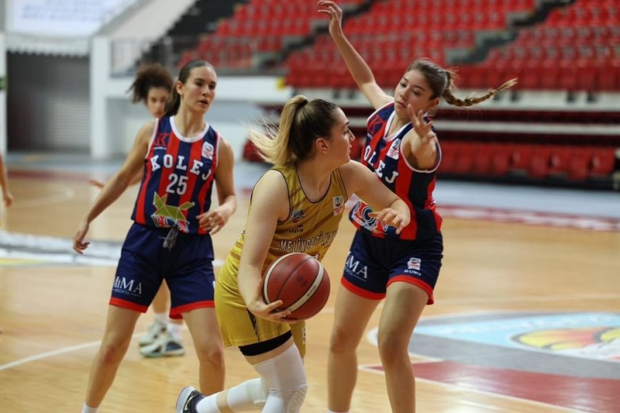 Gençler Ligi: Melikgazi Kayseri Basketbol: 71 - Ted Ankara Kolejliler: 66