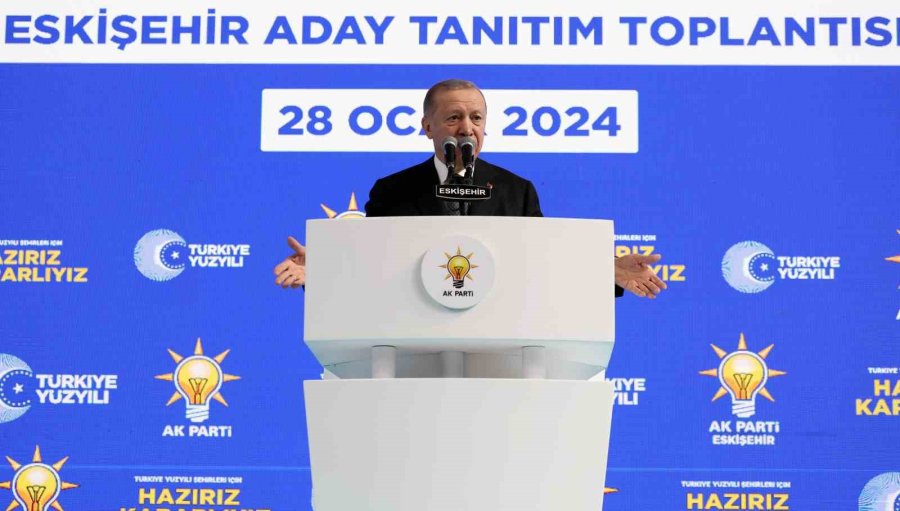 Cumhurbaşkanı Erdoğan Eskişehir’de