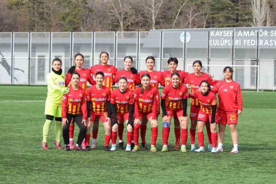 Kadınlar 1. Lig: Kayseri Kadın Fk: 3 - Sakarya Kadın Fk: 0