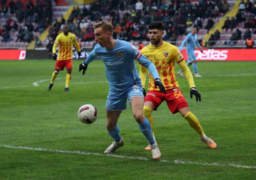 Trendyol Süper Lig: Kayserispor: 1 - Antalyaspor: 1 (maç Sonucu)