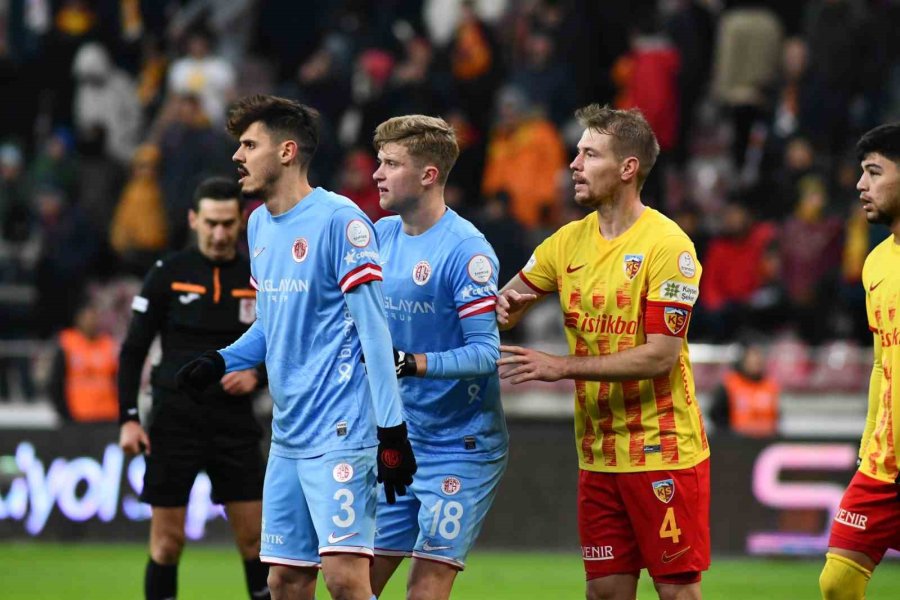 Trendyol Süper Lig: Kayserispor: 1 - Antalyaspor: 1 (maç Sonucu)