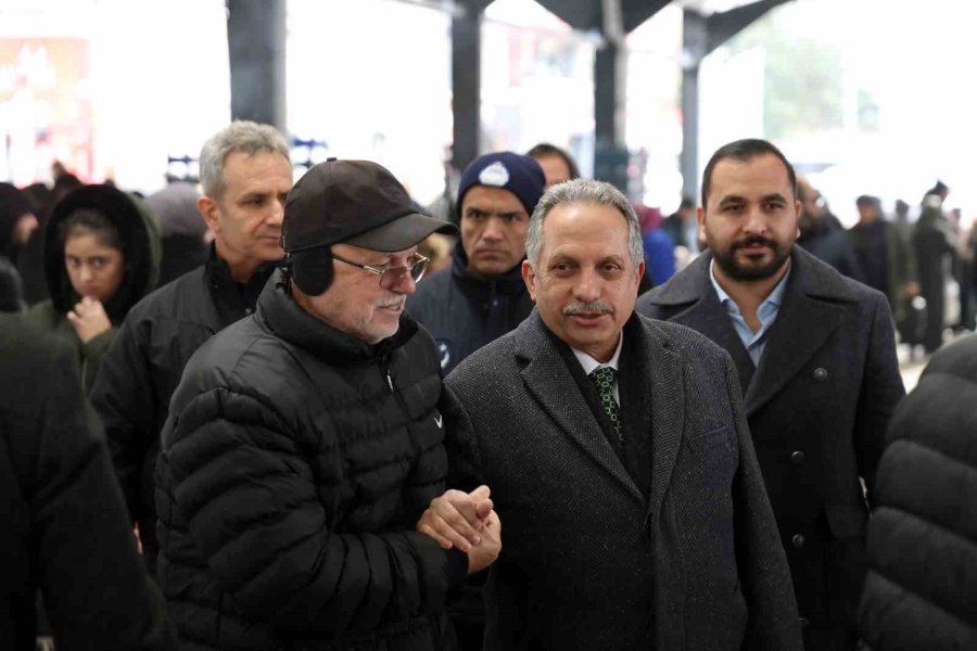 Başkan Yalçın’a İlgi Yoğun