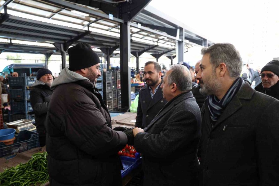 Başkan Yalçın’a İlgi Yoğun