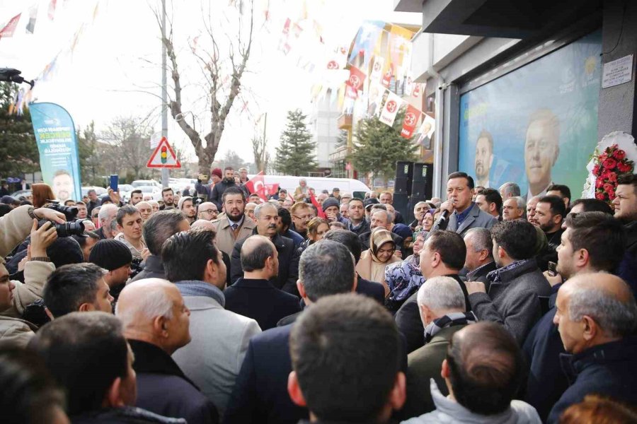 Hatipoğlu 2’nci Seçim İrtibat Bürosu Açılışında Bando İle Karşılandı