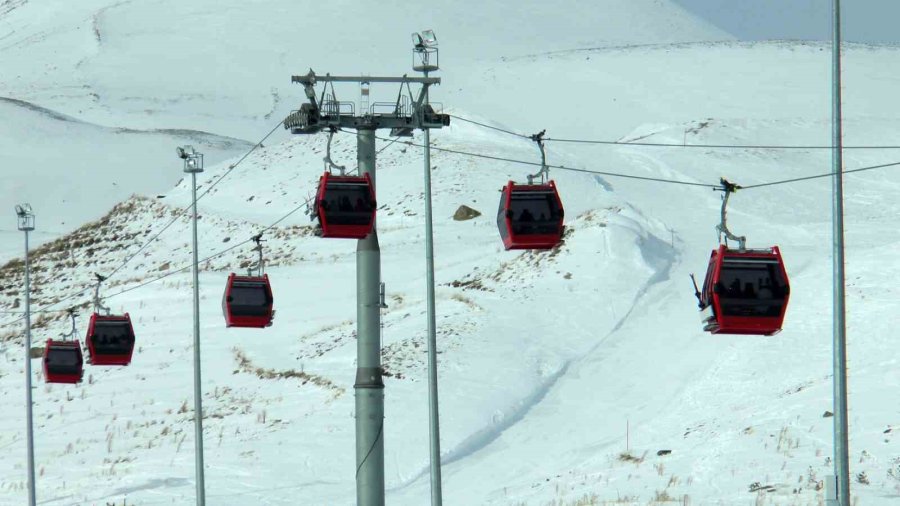 Erciyes Sömestri Tatilinin Son Gününde Ziyaretçi Akınına Uğradı