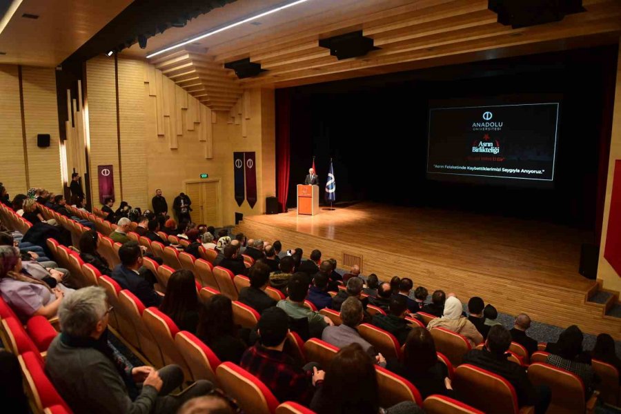 Anadolu Üniversitesi’nde ’asrın Birlikteliği’ Anma Töreni Gerçekleştirildi