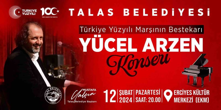 Talas’ta Yücel Arzen Konseri