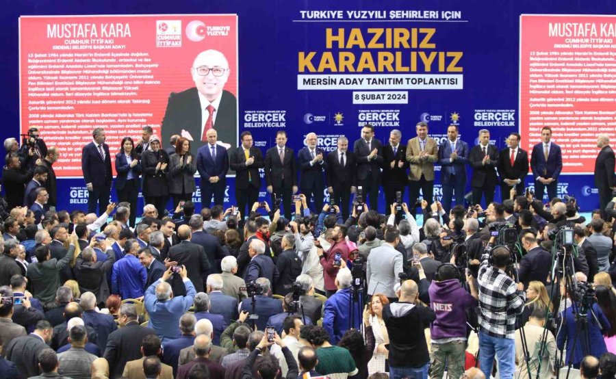 Cumhur İttifakı’nın Mersin Adayları Tanıtıldı