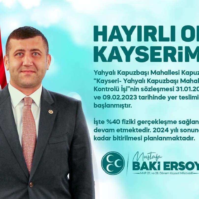 Mhp’li Ersoy’dan Kayseri Tarımına Müjdeler