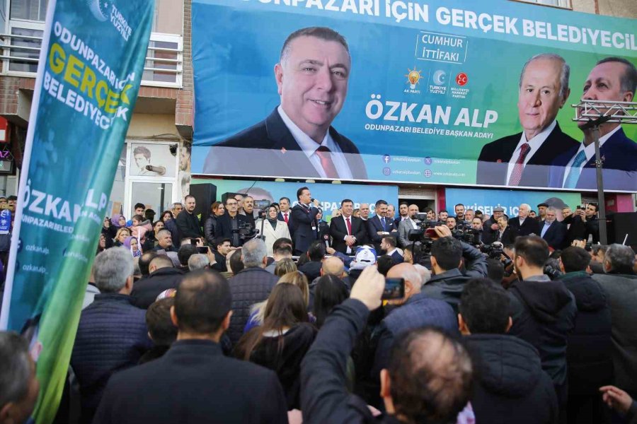 Cumhur İttifakı’nın Odunpazarı Belediye Başkan Adayı Alp, Seçim İrtibat Ofisi’ni Açtı