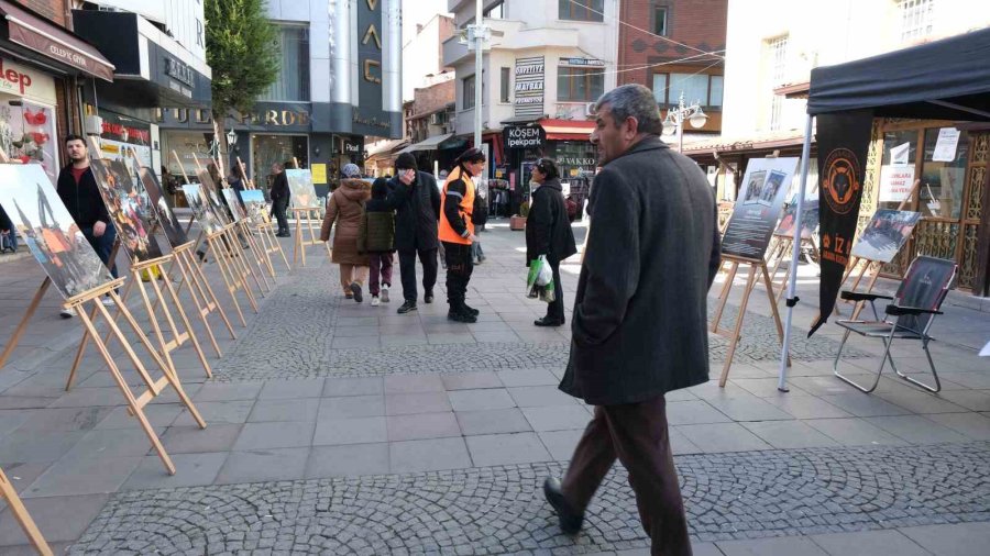 İz Derneğinden 6 Şubat’ı Anlatan Resim Sergisi Yoğun İlgi Gördü