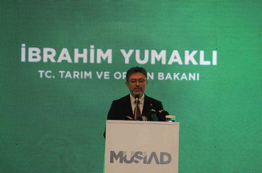 Bakan Yumaklı: "2050 Yılında Yüzde 55 Daha Fazla Suya, Yüzde 65’te Daha Fazla Gıdaya İhtiyacımız Olacak"