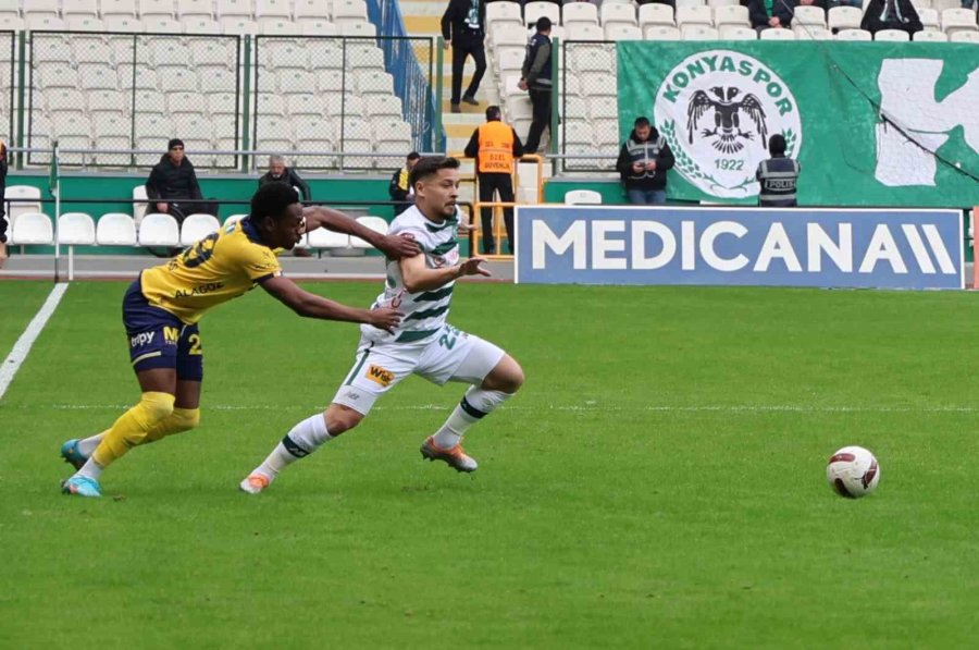 Trendyol Süper Lig: Konyaspor: 1 - Mke Ankaragücü: 0 (ilk Yarı)