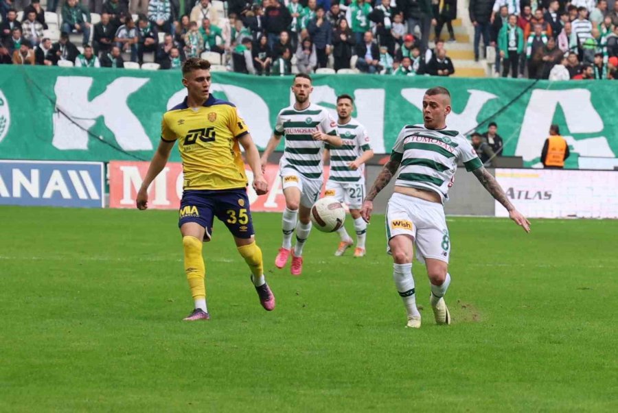 Trendyol Süper Lig: Konyaspor: 1 - Mke Ankaragücü: 0 (ilk Yarı)