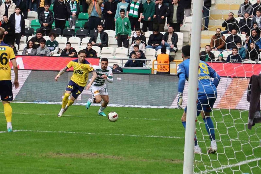 Trendyol Süper Lig: Konyaspor: 1 - Mke Ankaragücü: 0 (ilk Yarı)