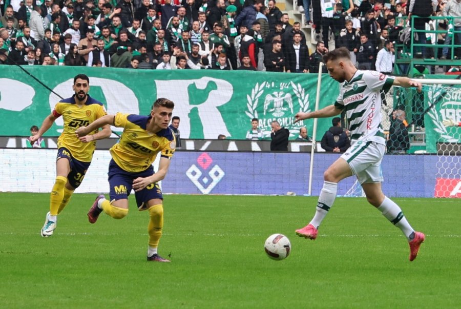 Trendyol Süper Lig: Konyaspor: 1 - Mke Ankaragücü: 0 (ilk Yarı)