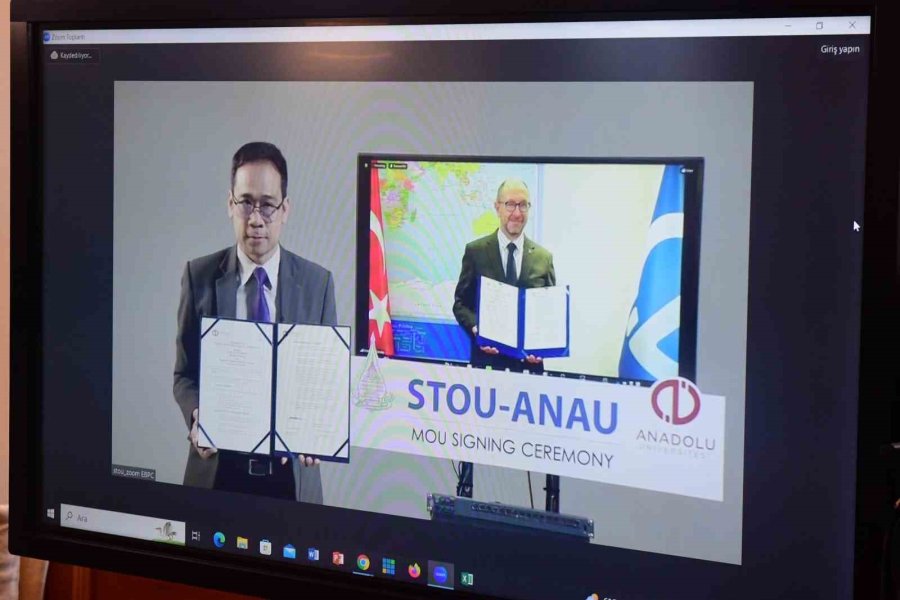 Anadolu Üniversitesi Ve Tayland Stou Arasında İş Birliği Protokolü İmzalandı