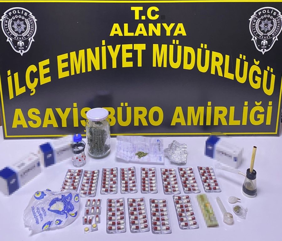 Alanya’da Uyuşturucu Operasyonu