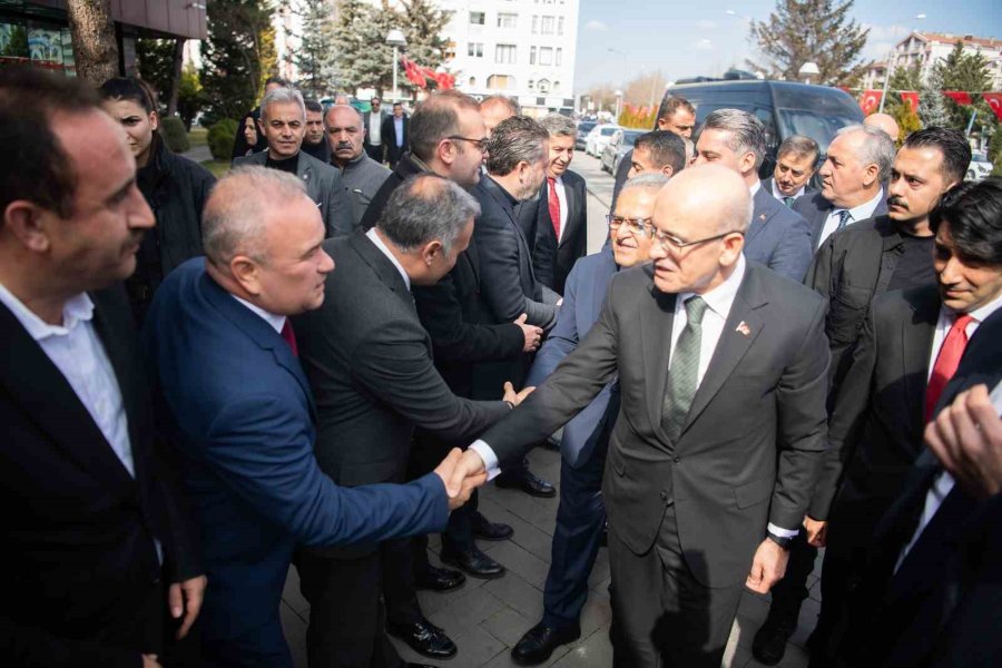 Hazine Ve Maliye Bakanı Şimşek’ten Başkan Büyükkılıç’a Ziyaret