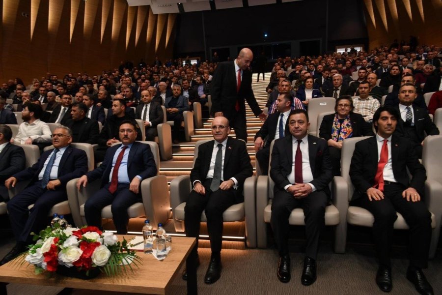 Bakan Mehmet Şimşek, Kayseri Osb’de Sanayicilerle Buluştu