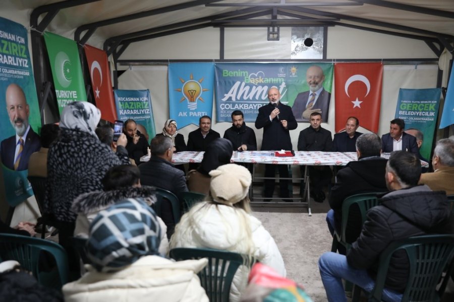 Başkan Çolakbayrakdar, “projelerimizle Yeni Bir Şehir Kuruyoruz”