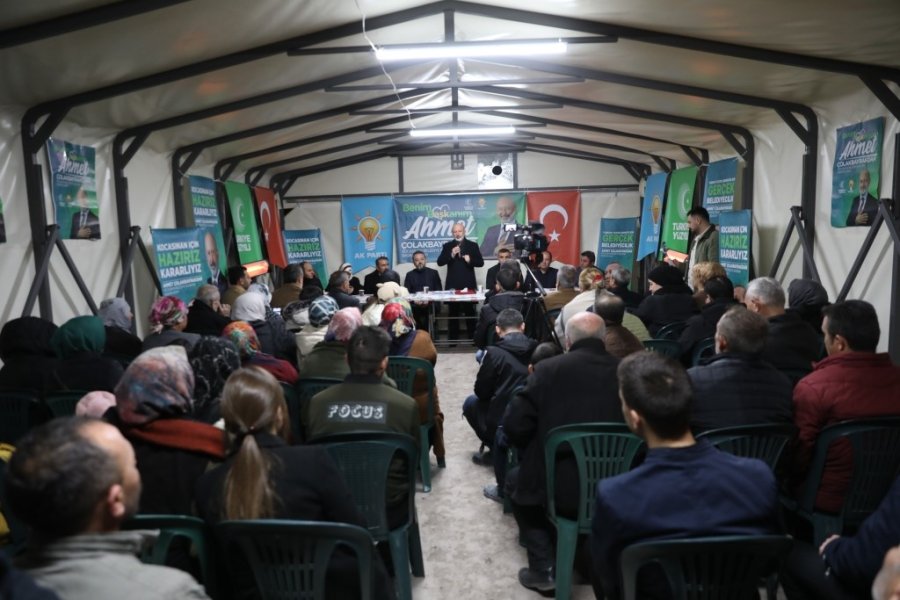 Başkan Çolakbayrakdar, “projelerimizle Yeni Bir Şehir Kuruyoruz”