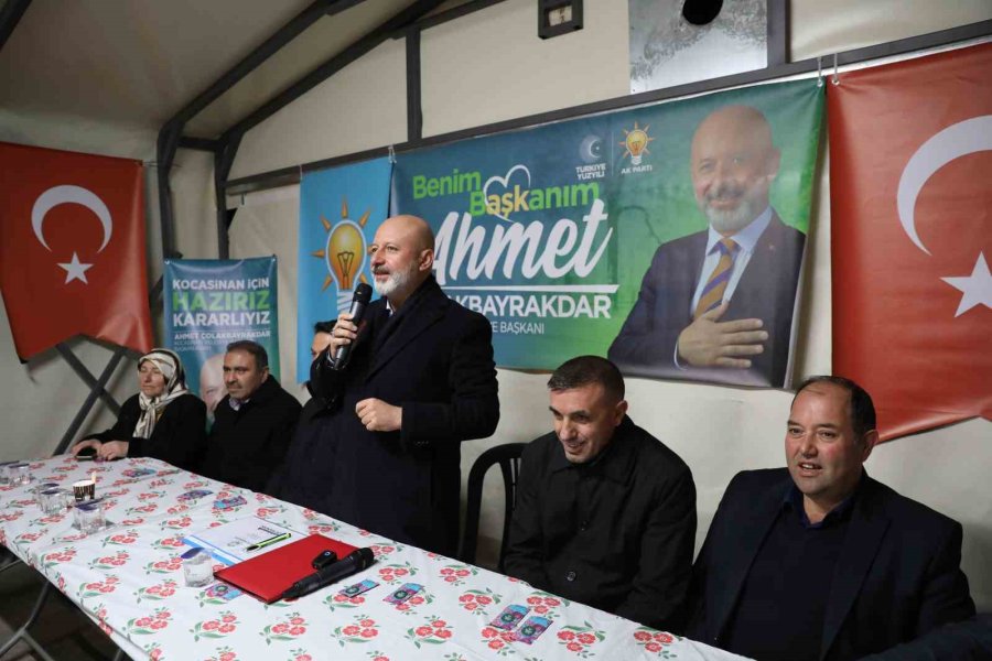 Başkan Çolakbayrakdar, “projelerimizle Yeni Bir Şehir Kuruyoruz”