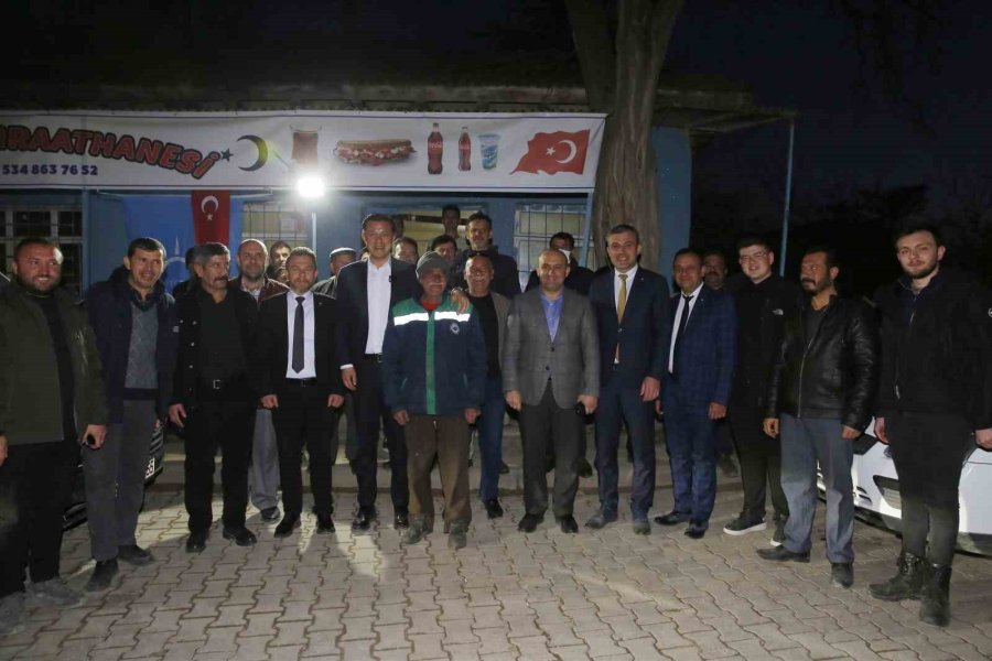 Hatipoğlu Mahmudiye’nin Mahallelerini Ziyaret Etti